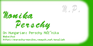 monika perschy business card